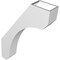 Ekena Millwork 4-in. W x 18-in. D x 26-in. H Legacy Architectural Grade PVC Knee Brace BRCP04X18X26LEC - alternate 5